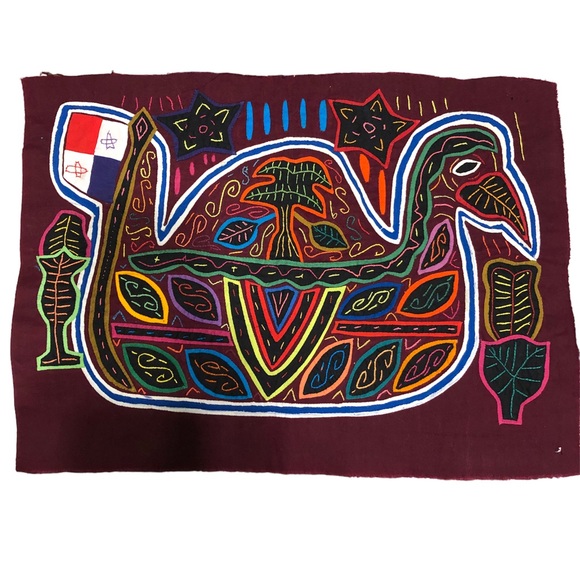 *New Mola- Art from the Kuna Indian in San Blas, Panama. Embroidered Panels. - Picture 1 of 2